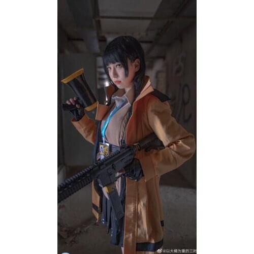 Hot Sale Game Girls Frontline Cosplay Costume Carnival Cosplay Theme Battle Unifroms with Gloves and Socks Full Set