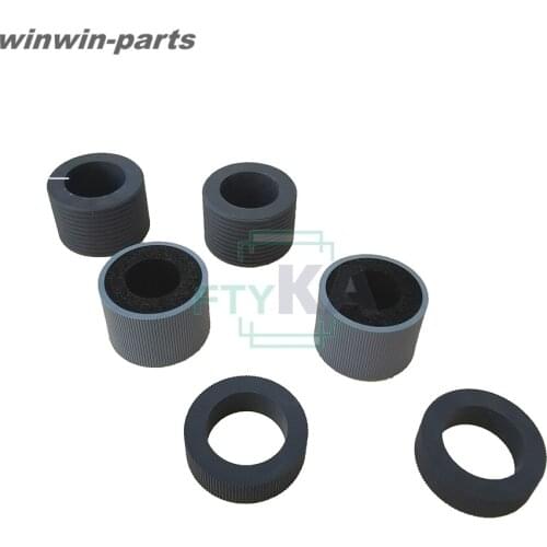1 SET 6pcs Scanner pick up roller tires Rubber for Fujitsu fi-5900C fi-5950 PA03450-K011 PA03450-K012 PA03450-K013 high quality
