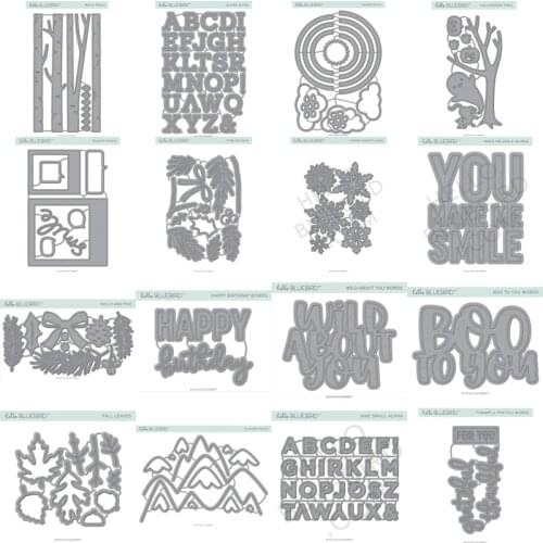 2021 AliliArts Metal Cutting Dies Word collection diy Scrapbooking Photo Album Decorative Embossing PaperCard Crafts Die