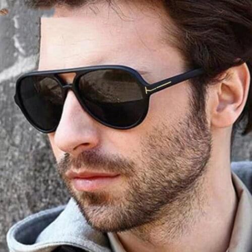 2021 New Fashion Sun Glasses Men Oversize Women Glasses Square Frame Plastic Fashion Transparent Male Sun Mirror Uv400