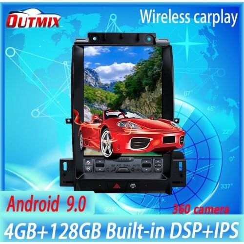 Tesla Screen 4+128 For Ford Taurus 2010-2018 Radio Car GPS Navigatio Auto Multimedia Player Radio Tape Recorder Headunit Carplay