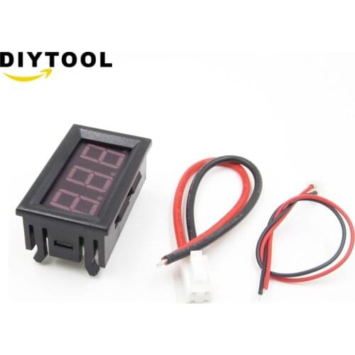 DC 0-10A Ampere LED Amp Panel Meter 3Bit Display No Need Shunt Digital Ammeter RD