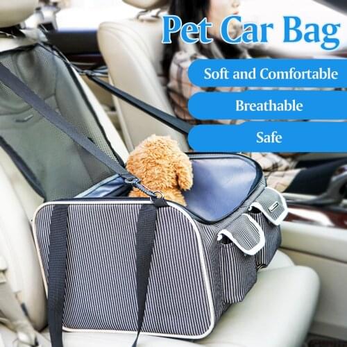 Travel Car Dog Bag Breathable Folding Hammock Hanging Bag Portable Pet Carrier Dog Carrying Handbag for Cats Dogs Pet Supplies