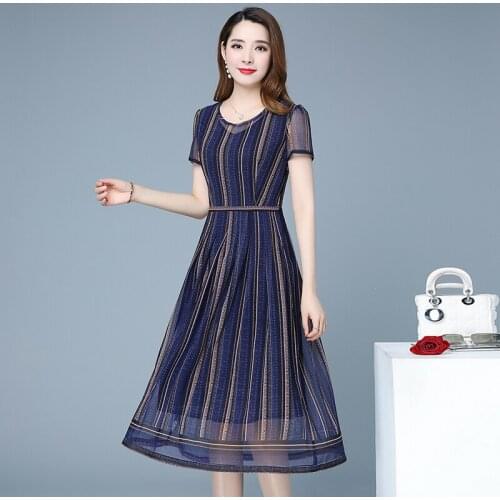 Летние платья в полоску IYeiheo China At AliExpress