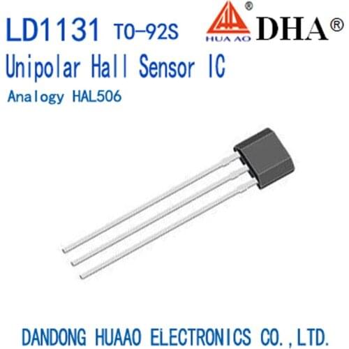 LD1131 HAL506 Unipolar Hall Sensor ASIC TO-92S SOT23-3L