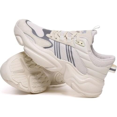 2020 Hot Sale Four Seasons Running Shoes Men Lace-up Athletic Trainers Zapatillas Sports Shoes Men Outdoor Walking Sneakers