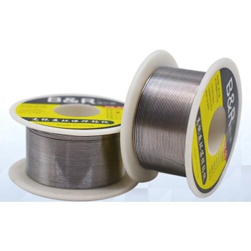 NEW HX-55 0.3/0.4/0.5/0.6/0.8/1.0mm 63/37 FLUX Lead Tin Wire Melt Rosin Core Solder Soldering Wire Roll Repair Mobile Phone Tool