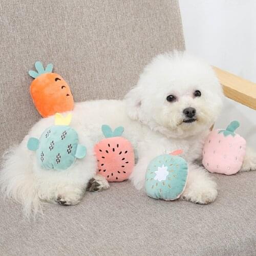 2021NEW High Grade Cute Pet Dog Cat Plush Squeak Sound Dog Toy Funny Fleece Chew Molar Toy Interactive Toy For Small Puppy Kitty