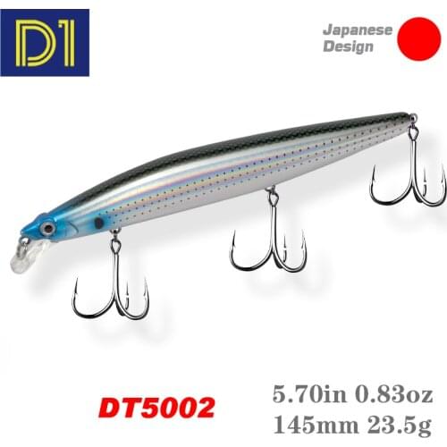 D1 Assasin 140 Minnow Wobbler Fishing Lure Japan Jerkbait Bait Pesca Wobblers Fishing Lures suspending Artificial Bait Fish