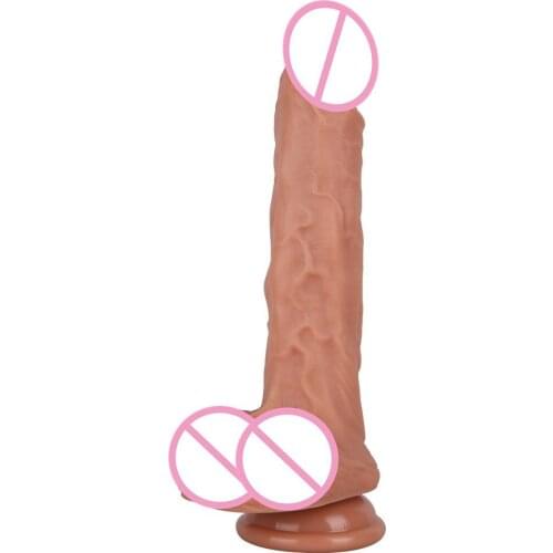 Super Long Liquid Silicone Dildo Fun Vibrating Egg Female Masturbation Vibrating Stick Telescopic Gun Machine Simulation Penis