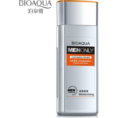 Bioaqua Men oil-control through bright skin water embellish carry bright color of skin soothing skin hydrating contractive pore
