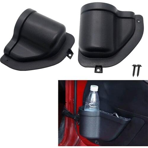 Car Front Rear Door Storage Box Net Holder Door Pockets for Jeep Wrangler JL 2018 2019+ 2/4 Doors Car Interior Accessories 2Pcs