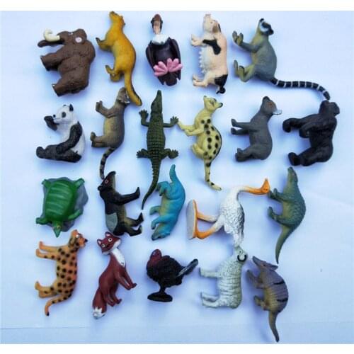 10 pcs Simulation Animals Panda Fox Early Childhood Gifts E18