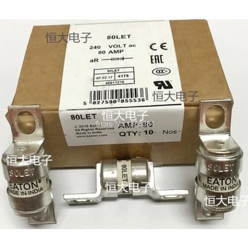 100% New Original BUSSMANN fuse BS88:4 fuse 25LET 25A 32LET 32A 35LET 35A 50LET 50A 63LET63A 80LET 80A 240V Free Shipping