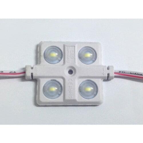 200pcs waterproof white 6000k DC12V 4LED SMD5730 Module IP65 LED lightbox Module with injection len channel letter backlight