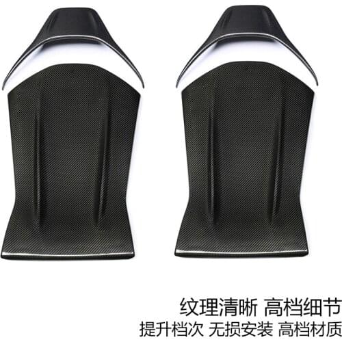 2021 Suitable For Benz Mercedes Carbon Fiber Seat Back A45 Cla45 Gla45 C63 E63 Amg Modified Interior Seats