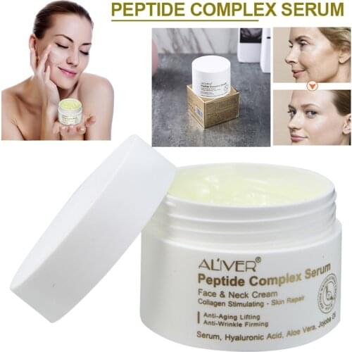 30g Peptide Complex Serum Hyaluronic Acid For Face Neck Cream Anti-Aging Removing Wrinkles Moisturizer Facial Skin Care