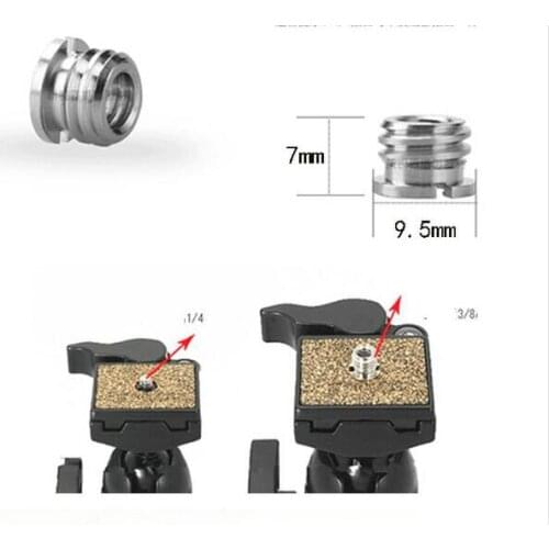 5 pcs SmallRig 1/4" to 3/8" Convert Screw Adapter for Tripod DSLR Camera 1/4 to 3/8