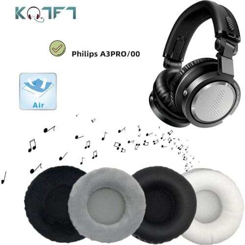 KQTFT 1 Pair of Replacement Ear Pads for Philips A3PRO A3PRO/00 A3-PRO Headset EarPads Earmuff Cover Cushion Cups