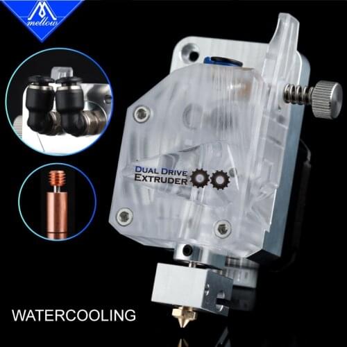 Mellow 3D Printer Parts W-Bmg Water Cooled Extruder For 1.75 MM Ender 3 J-head Anet A8 cr-10 E3d V6 Super Volcano Nozzle Hotend