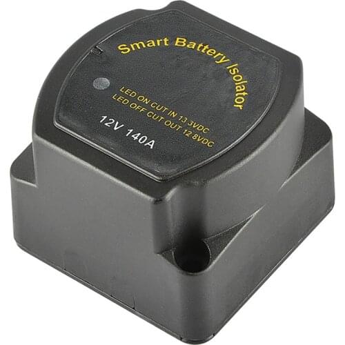 12V 140 Amp Dual Battery Smart Isolator Sensitive Relay Specially Deigned for ATV, UTV, Boats, RVs