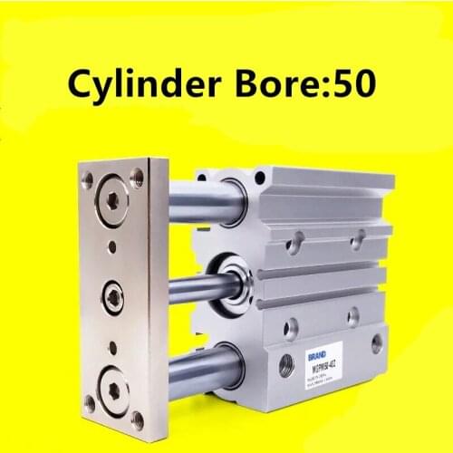 MGPM50-10/20/25/30/40/50/75/100 Compact pneumatic air cylinder with guide rod cylinder MGPM50-10 MGPM50-20 MGPM50-25 MGPM50-30