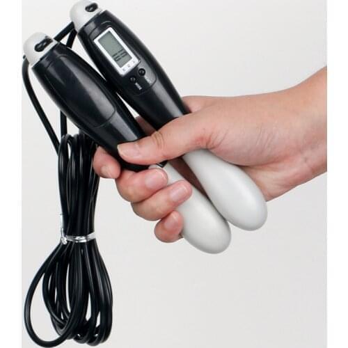 Smart Electronic Digital Cordless Jump Ropes Wireless Skip Rope with LCD Screen Counting Speed Skipping Counter Fitness Slimming