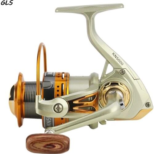 Spinning Fishing Reel KN2000-KN7000 14BB Full metal Fishing Reel foolding rocker