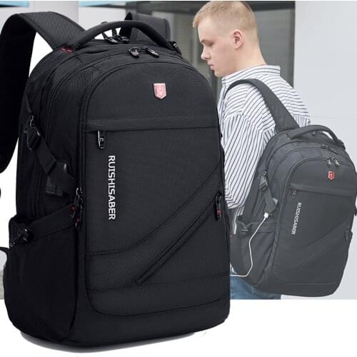 Large leisure business large capacity Travel Backpack 15.6 inch computer student schoolbag for men and women
