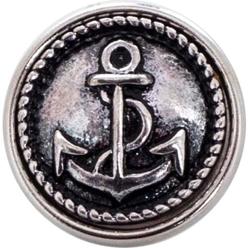 Bijoux memory craft 20MM button charm Single molding Jewelry Prong Fastener metal snaps button fit ginger snaps bracelet