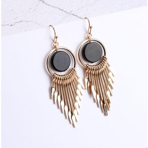Vintage Tassel Earrings Drop Earrings For Women Luxury Jewelry Flower Ancient Long Drop Earrings Dangle Brincos