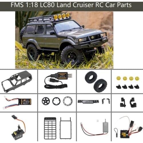 FMS 1:18 LC80 Land Cruiser RC Climbing Car Off-Road Crawler Replacement Parts