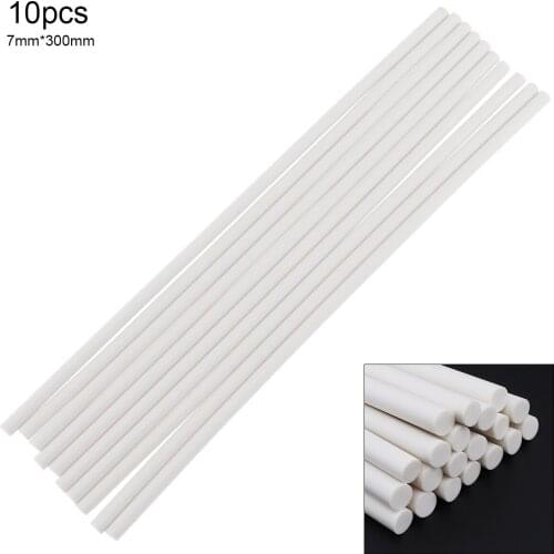 10pcs/set 7mmx300mm White Strong Viscose Hot Melt Gun Glue Sticks Manual DIY Tools for Hot Melt Glue Gun Repair Accessories