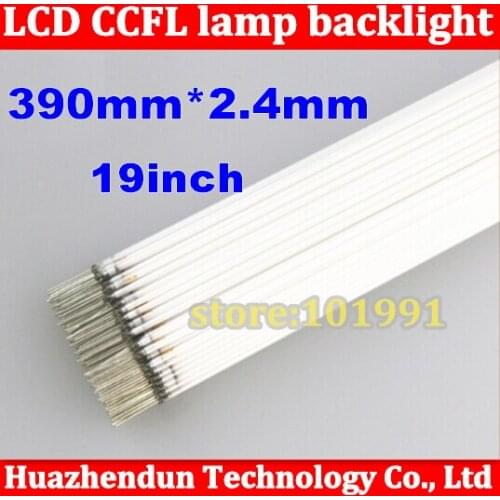 100PCS Super ligh 390MM length LCD CCFL lamp backlight 390*2.4mm 18.5 inch CCFL backlight tube