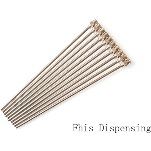 12 Pack - Dispensing Needle 5" - All Metal, Stainless Steel Blunt Tip Luer Lock (12 Gauge)