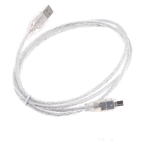 5ft 120cm USB To Firewire IEEE 1394 4 Pin For Ilink Adapter Cable For Camera