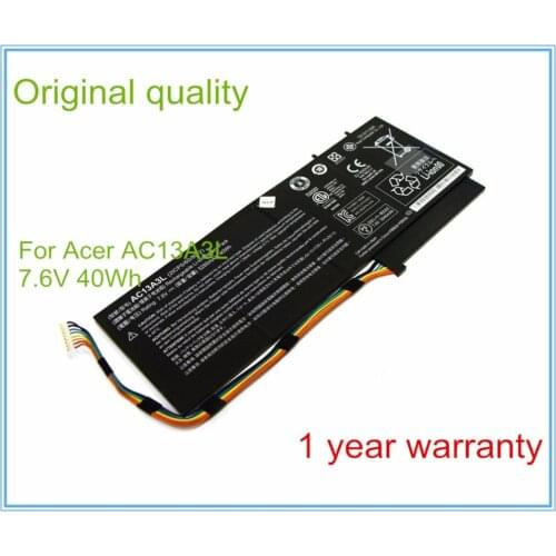 7.6V 40WH OriginalP3-131 P3-171 X313 X313-E X313-M Laptop Battery AC13A3L (2ICP5/60/80-2)