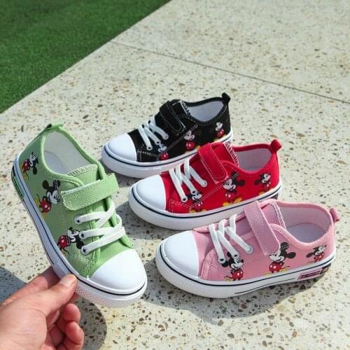 Disney childrens Minnie Mickey non-slip boys and girls baby casual shoes sports shoes student running shoes