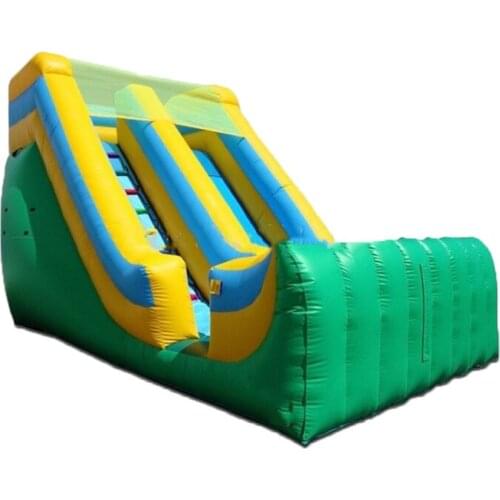 PVC tarpaulin double lane slip inflatable slide for sale/outdoor inflatable water slide for kids entertainment