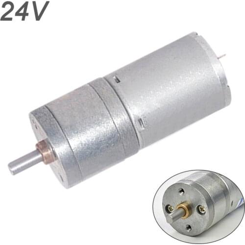 Electric Motor JGA25-370 Geared Motor DC Motor 24V Electric Gear Motor High Torque Converter