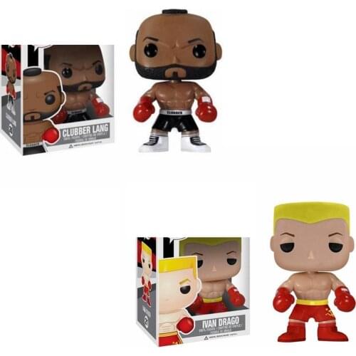 ROCKY Ivan Drago 21# Clubber Lang 20# Action Figure Toys PVC Collection model toy gift