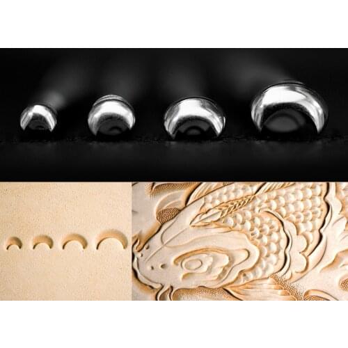 DIY Handmade Leather Vegetable Tanned Stainless Steel Cowhide Printed Flake Tools