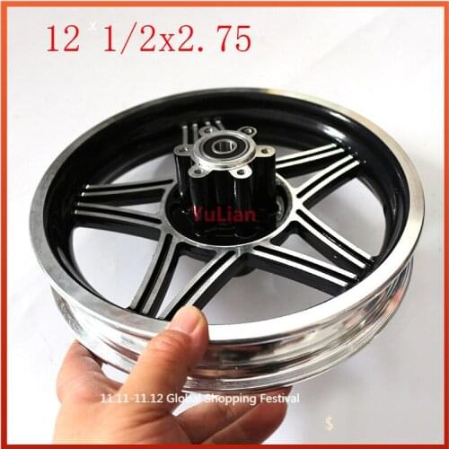 12 1/2x2.75 Aluminum Rim Wheel Hub MX350 MX400 Dirt Bike Scooter cubo de la rueda para patinete recambio Scooter aluminum