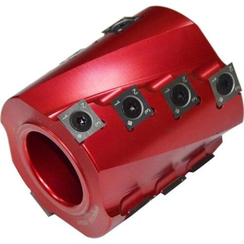 LIVTER 90 100mm 125mm Woodworking Milling Tools for Spindle 4 Side Moulder Wood Planing Alloy Carbide Insert Spiral Cutter Head