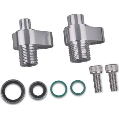 LS New AC Compressor adapter fittings for Denso 10S17F & 10S20F CNC Machined USA