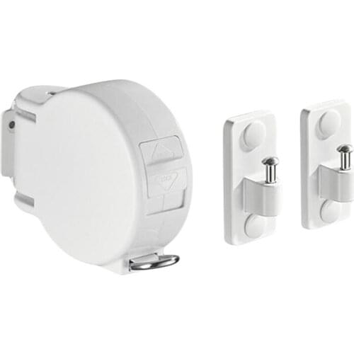 New Creative Drying Rack Belt Rack Drying Rack Multifunction Metal Clothes Rack Retractable Invisible Punch-free Clothesline