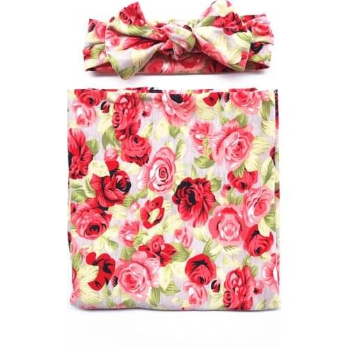 Newborn Baby Boy Girl Cocoon Swaddle Blanket Sleeping Swaddle Wrap Headband