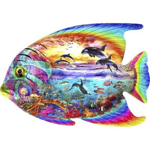 Full Diamond Embroidery 5d DIY Diamond Painting Cross Stitch Kit colorful fish,sea,5D Needlework Diamond Mosaic Home Decoration