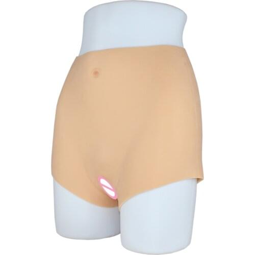 RAOPIN Realistic Silicone Penetrable Fake Vagina Panties Underwear No Oil No Fade Crossdresser Sissy crossdressing Draag s Tits