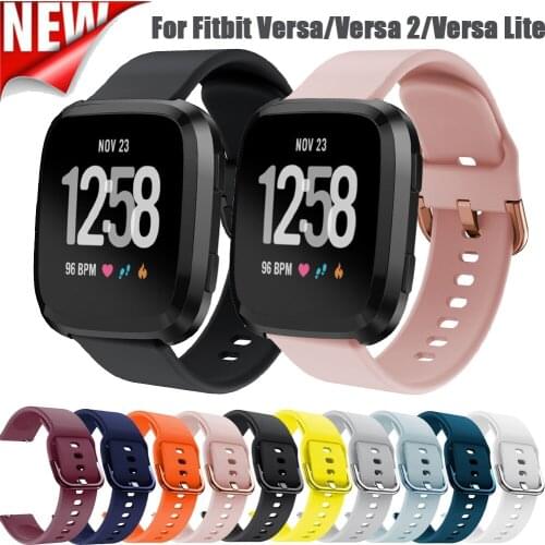 22mm Quick Release Silicone Multicolor Strap For Fitbit Versa 2 Smart Sports Watch Wristband Accessory For Fitbit Versa 2 46mm